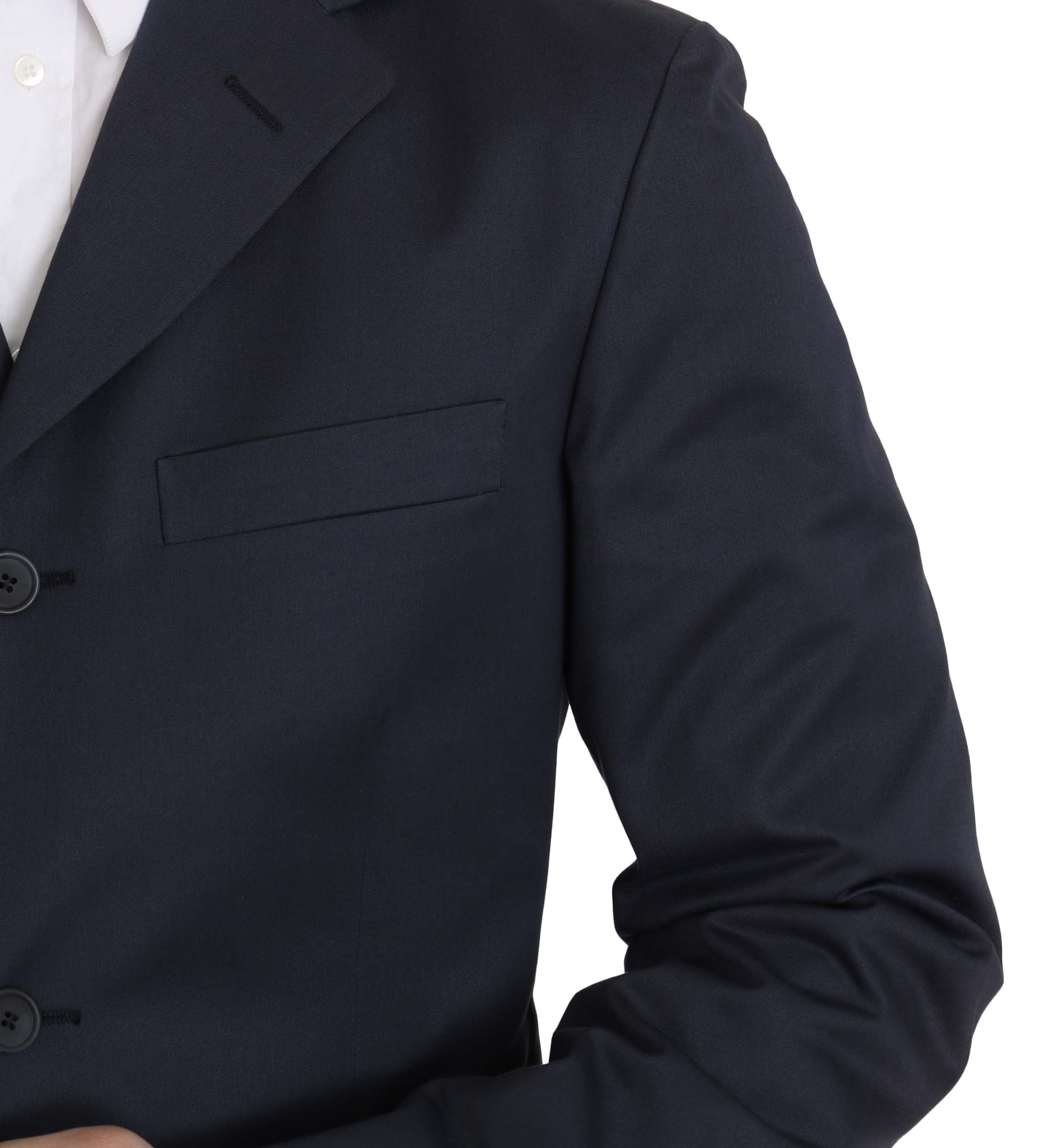 Elegant Blue Two-Piece Suit - ventzia