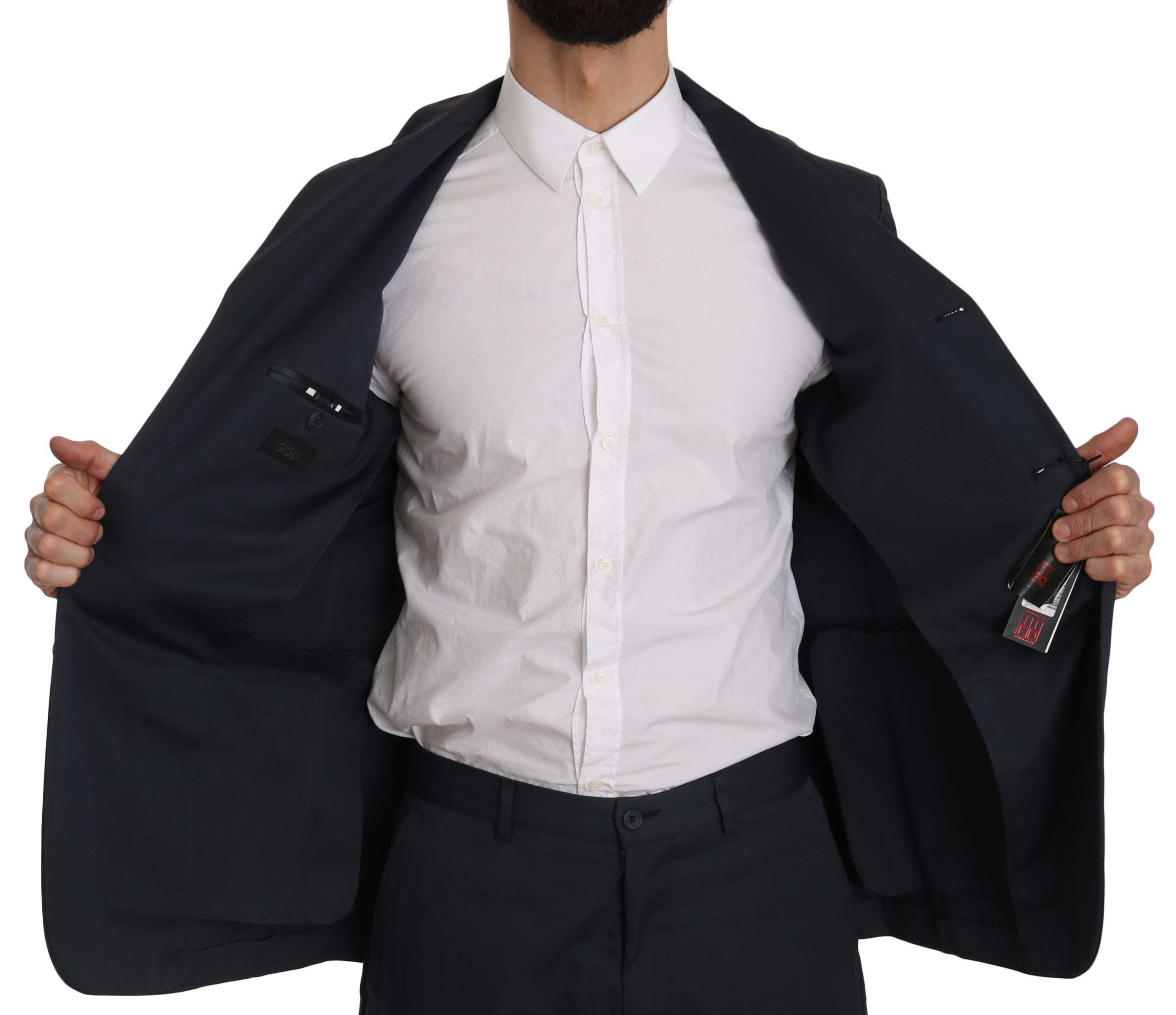 Elegant Blue Two-Piece Suit - ventzia