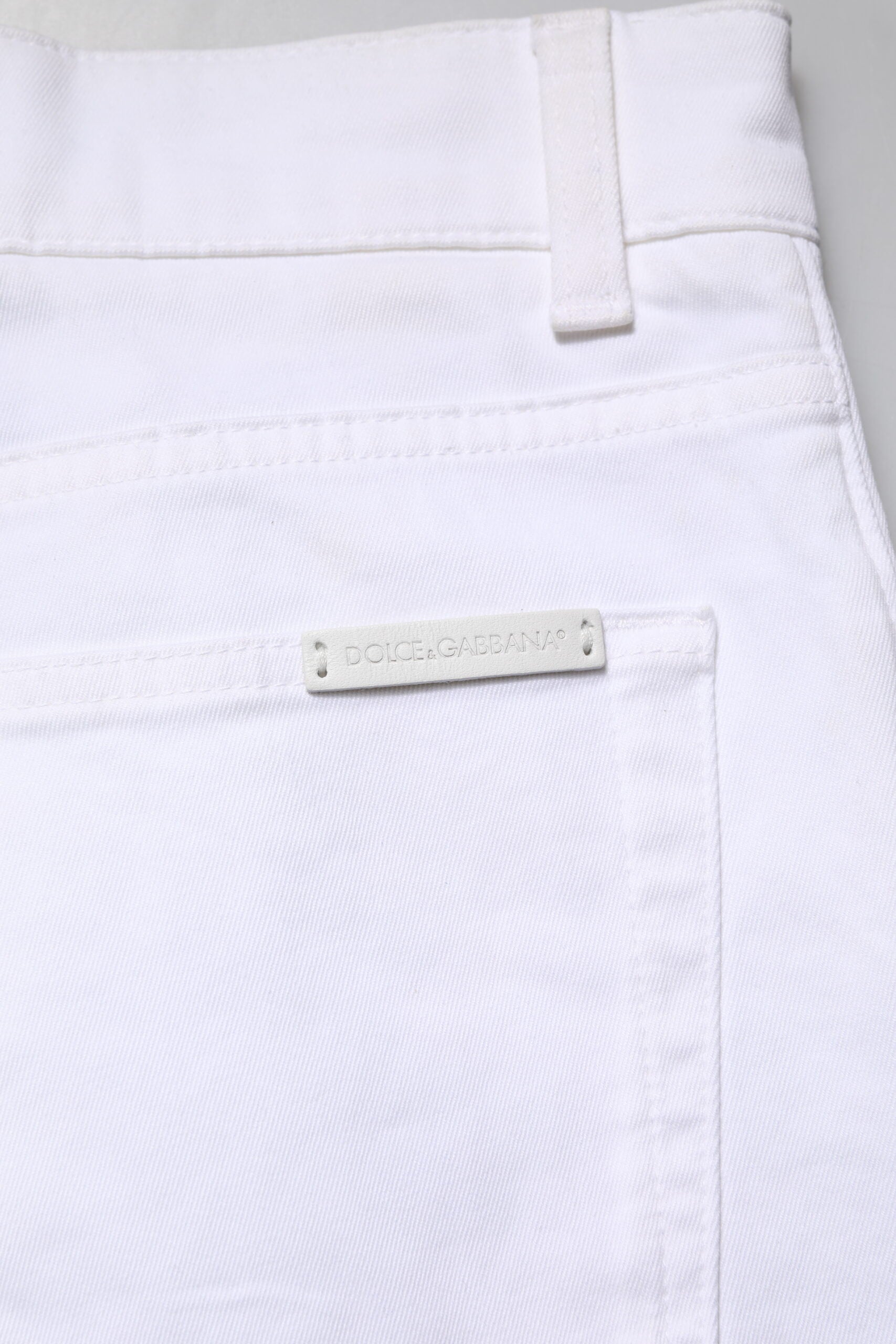 White Cotton Skinny Men Denim Jeans - ventzia