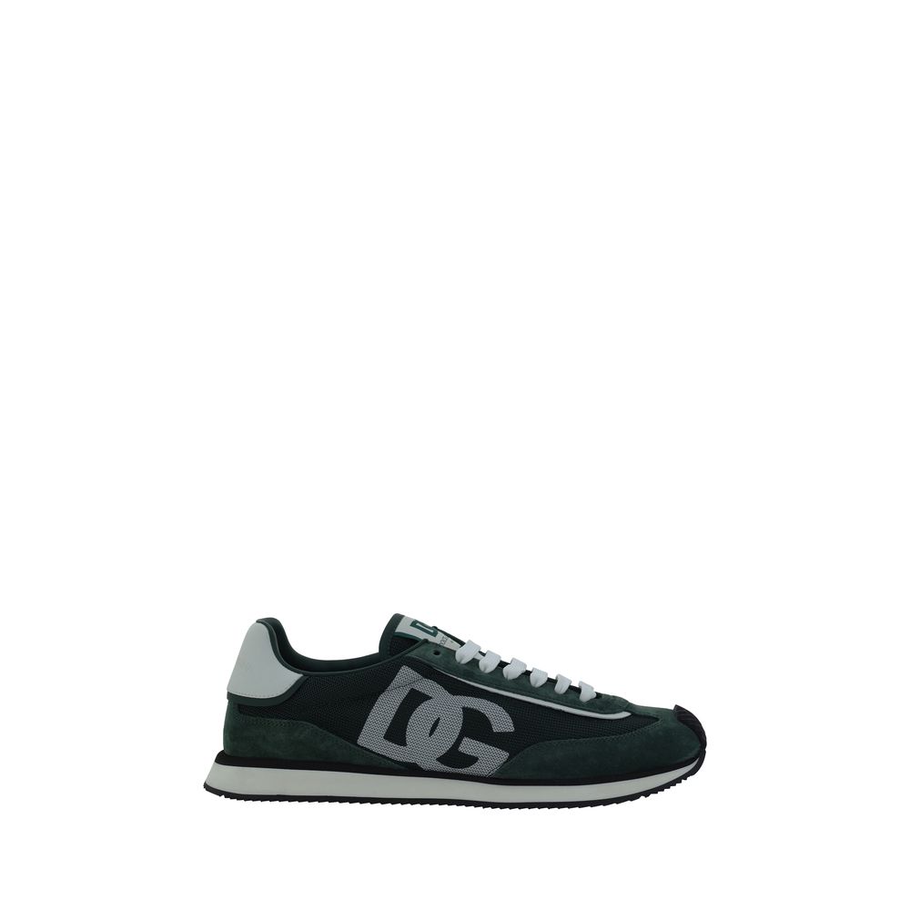 Bicolor Calf Leather Bos Taurus Athletic Sneakers - ventzia