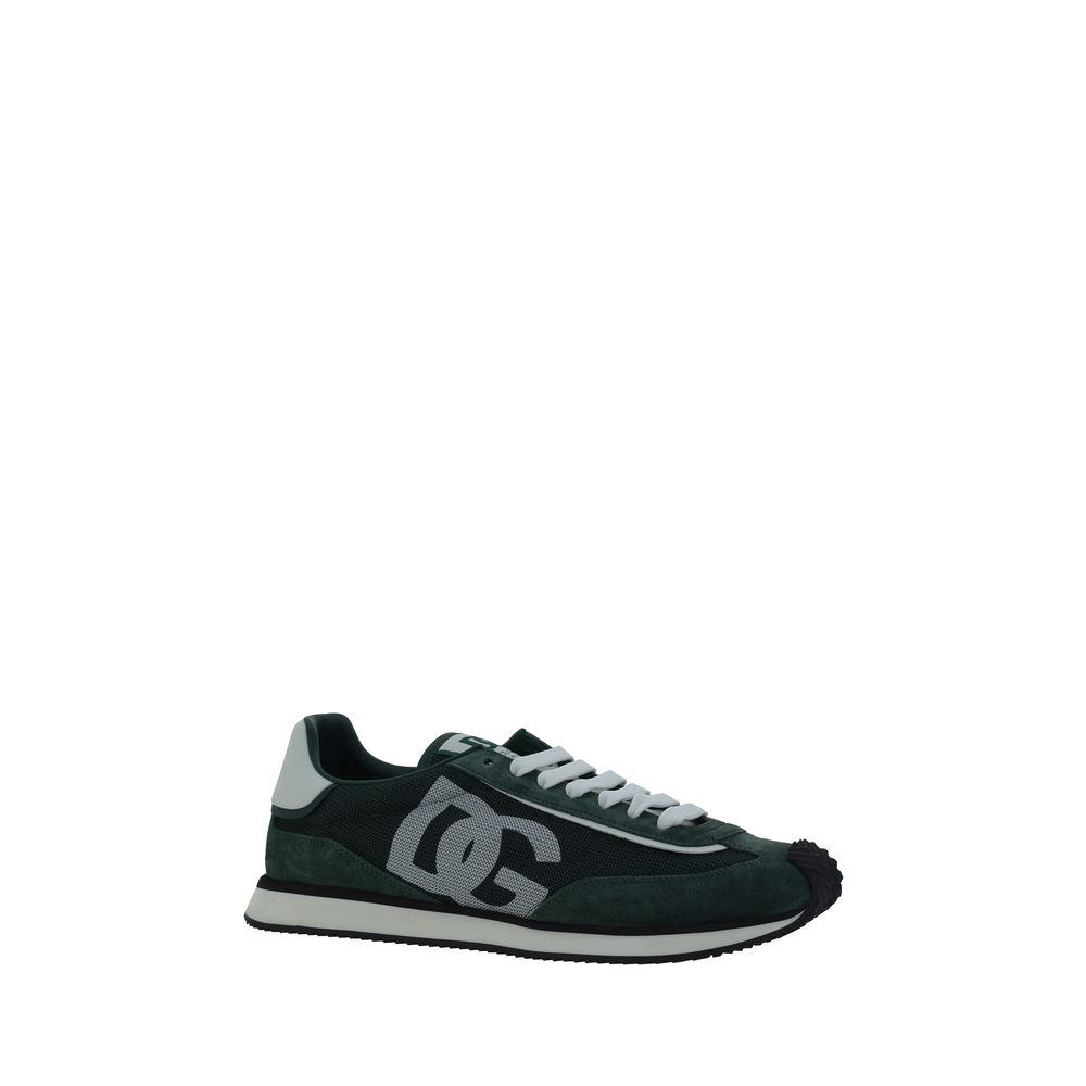 Bicolor Calf Leather Bos Taurus Athletic Sneakers - ventzia