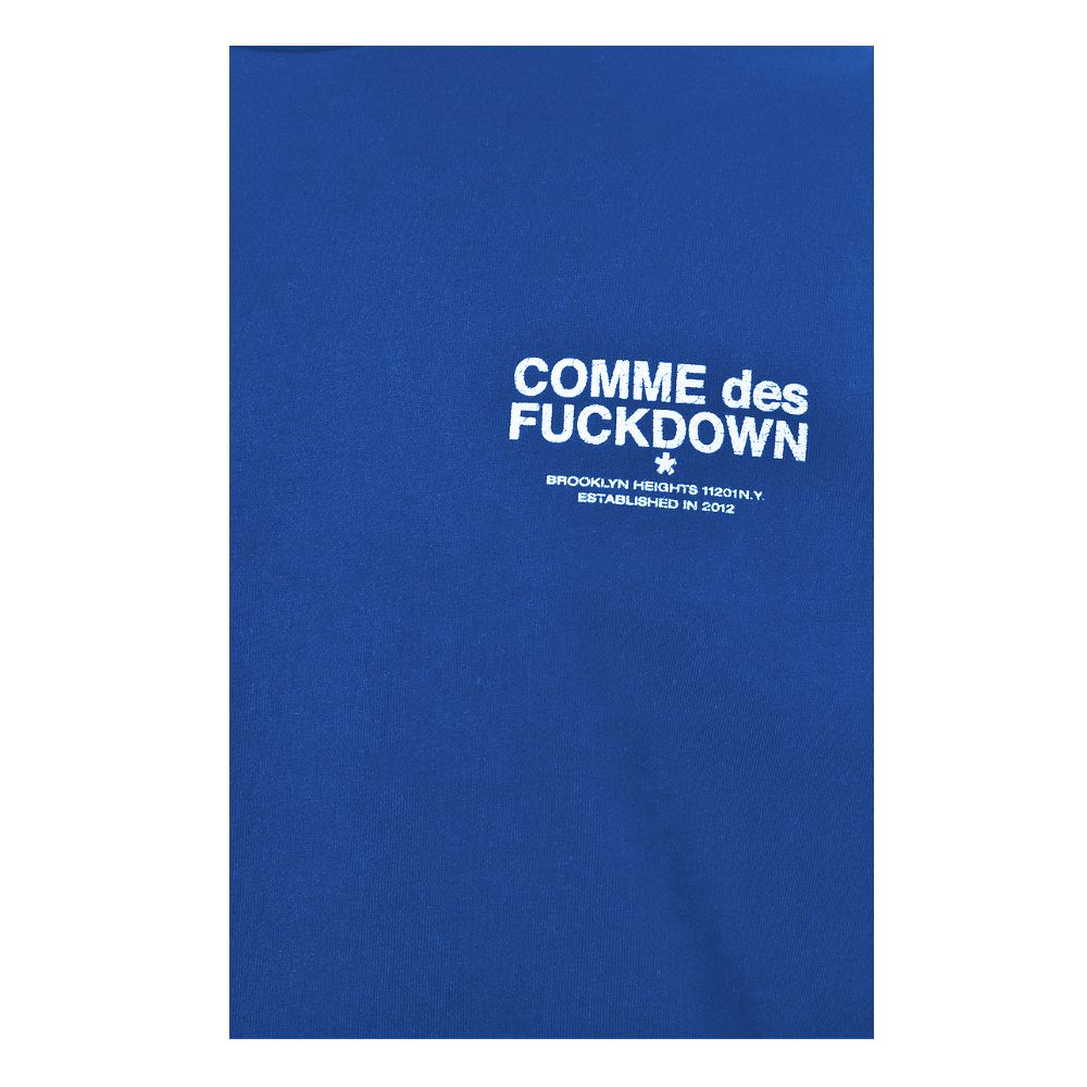 Blue Cotton Sweater - ventzia