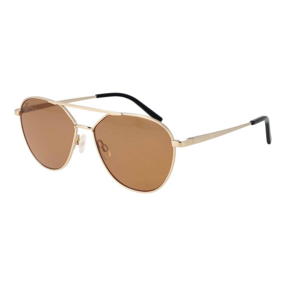 Gold Plastic Sunglasses - ventzia