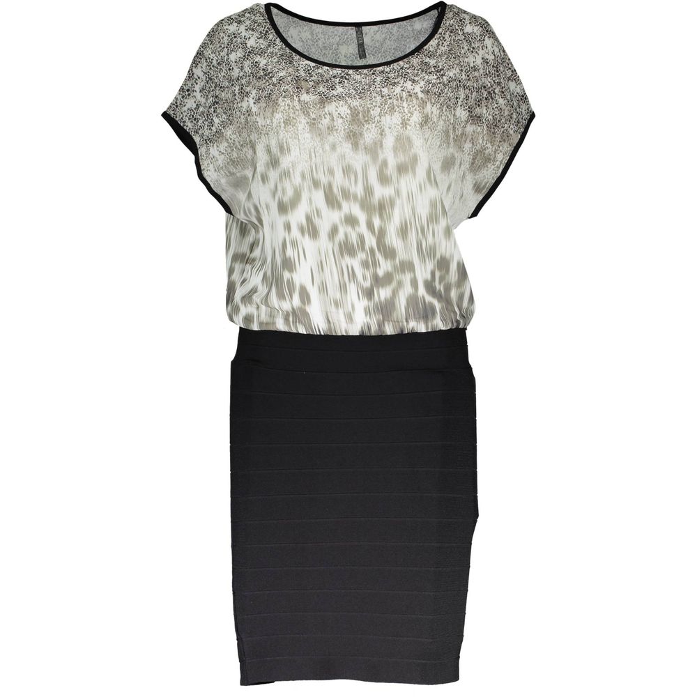 Multicolor Elastane Dress - ventzia