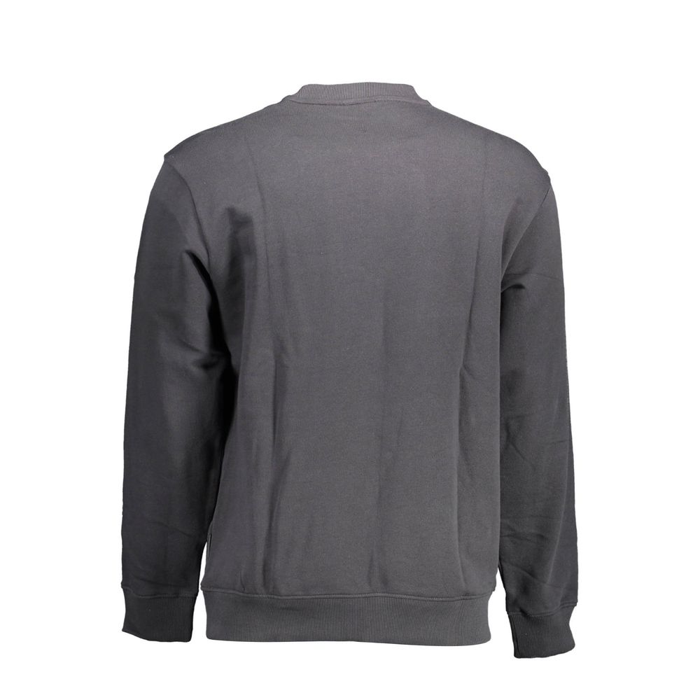 Black Cotton Men Sweater - ventzia