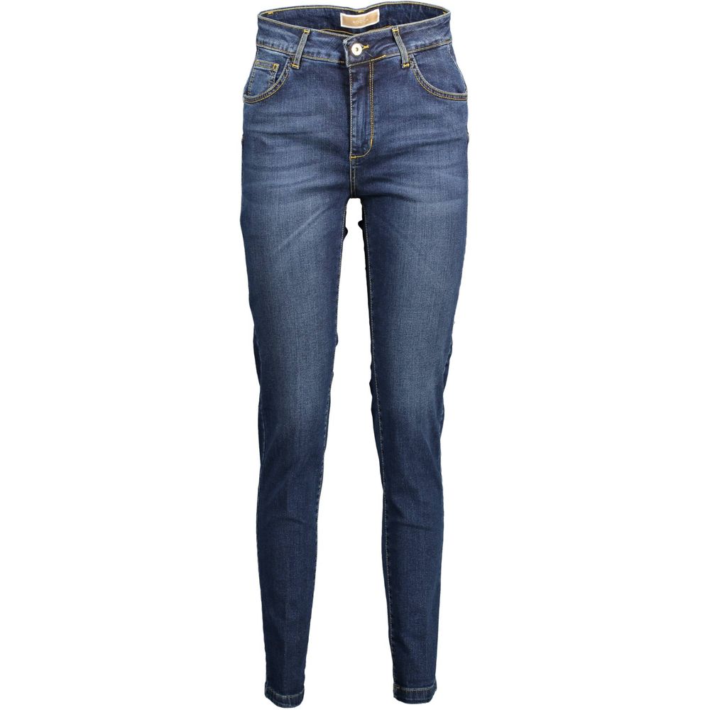 Blue Cotton Women Jean - ventzia