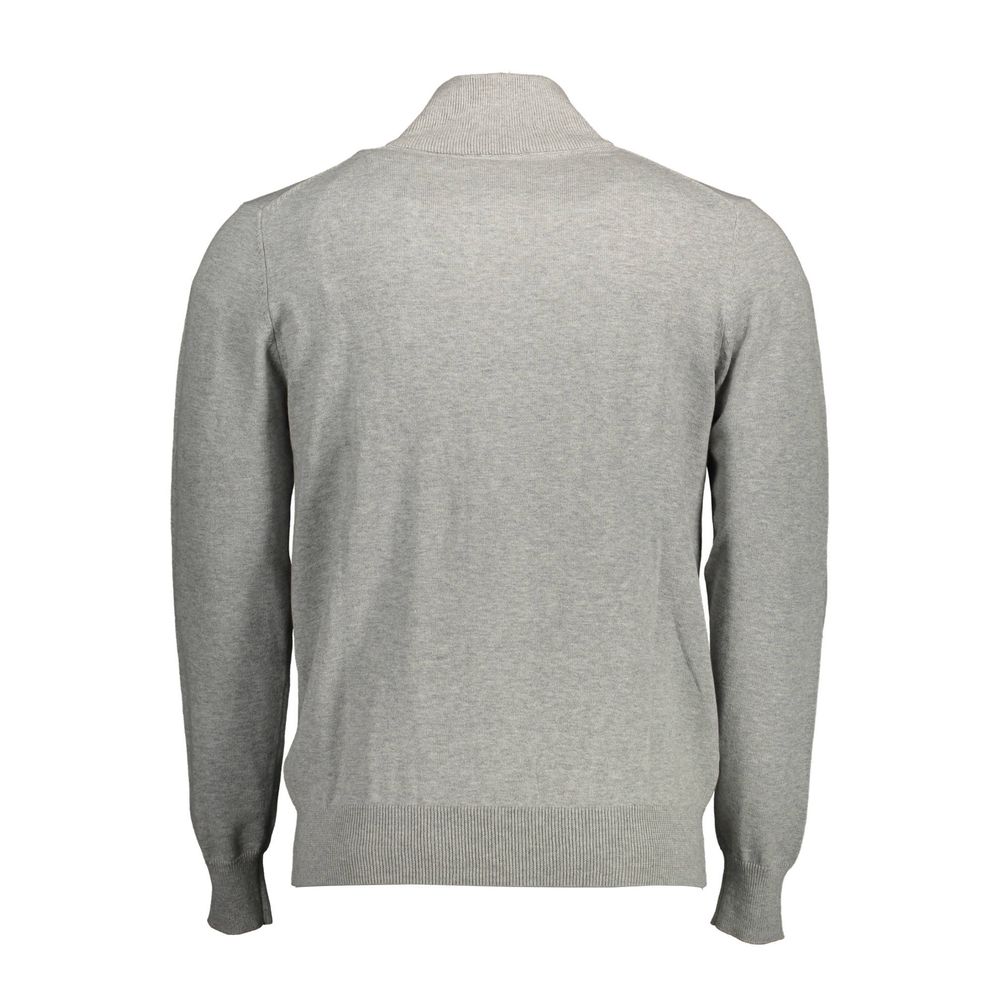 Gray Cotton Sweater - ventzia