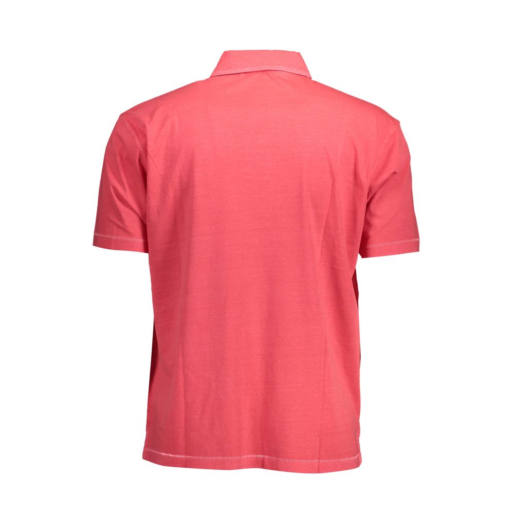Pink Cotton Polo Shirt - ventzia