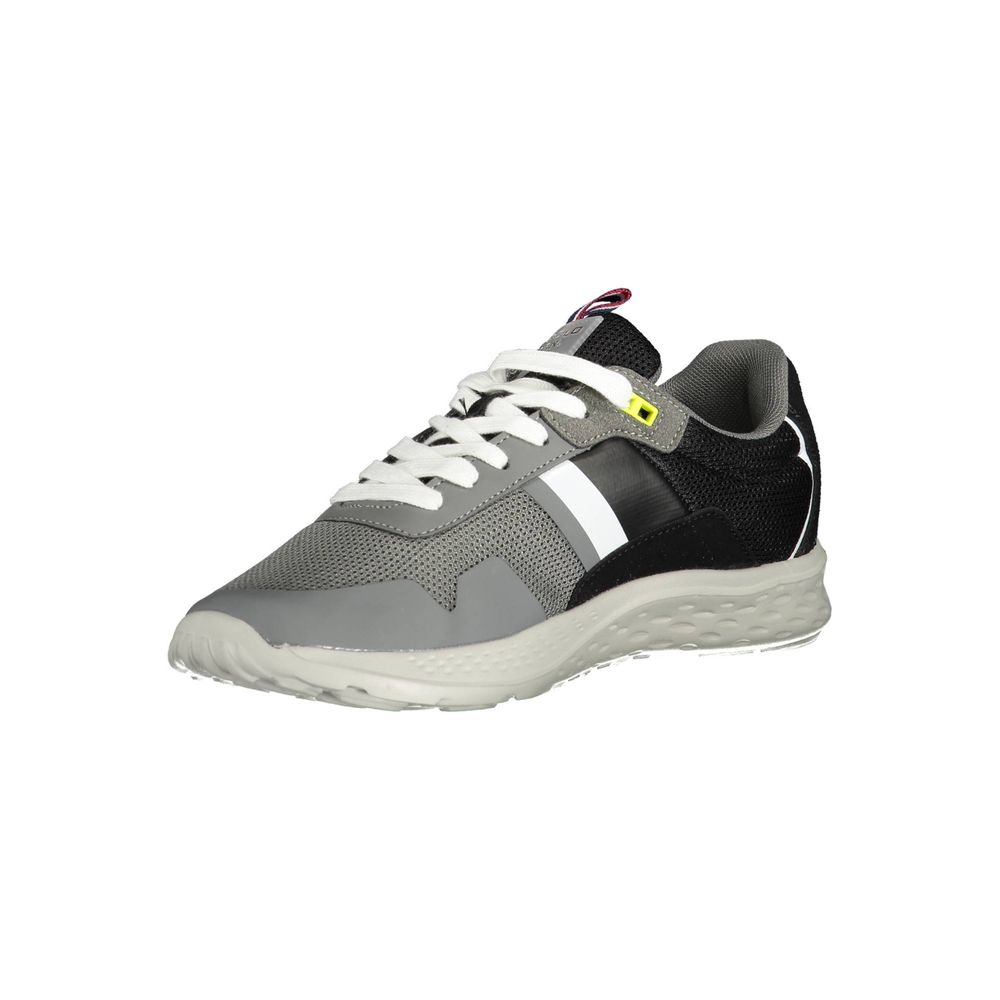 Gray Polyester Sneaker - ventzia