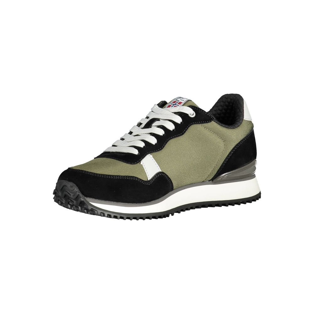 Green Polyester Sneaker - ventzia