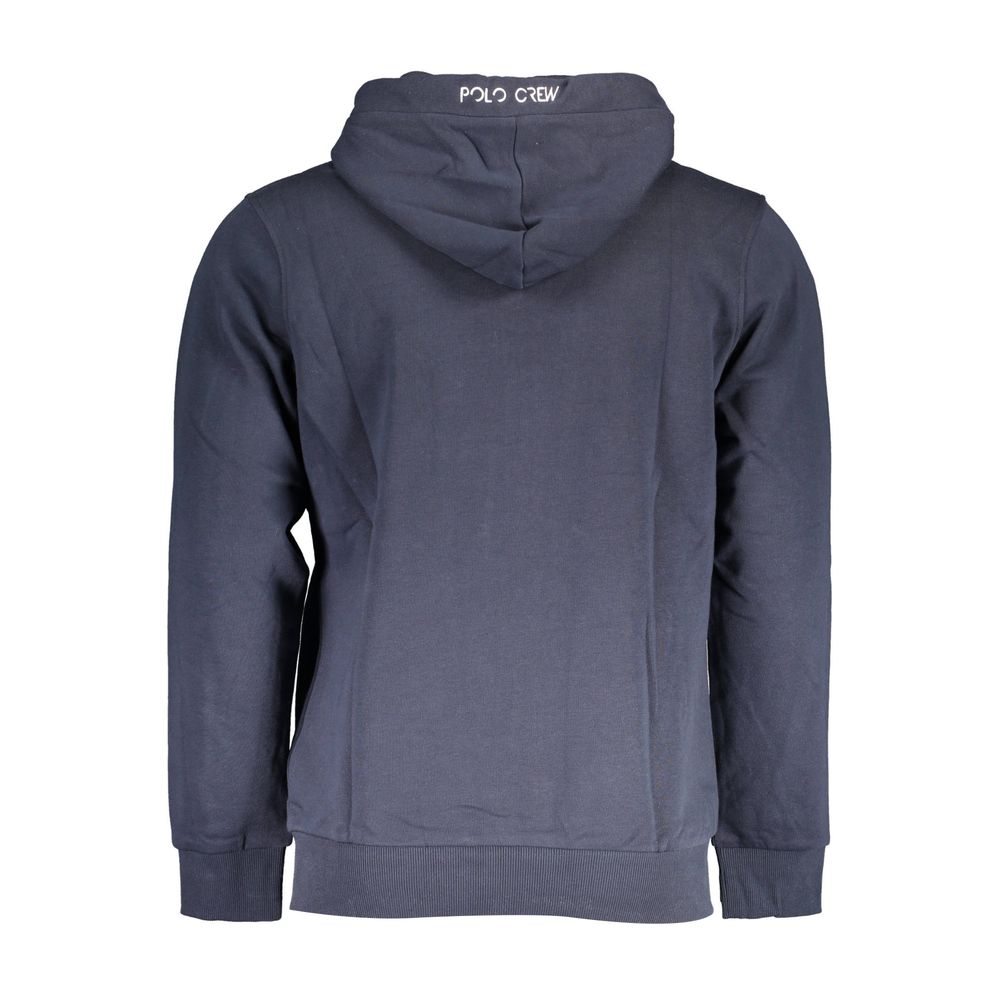 Blue Cotton Men Sweater - ventzia