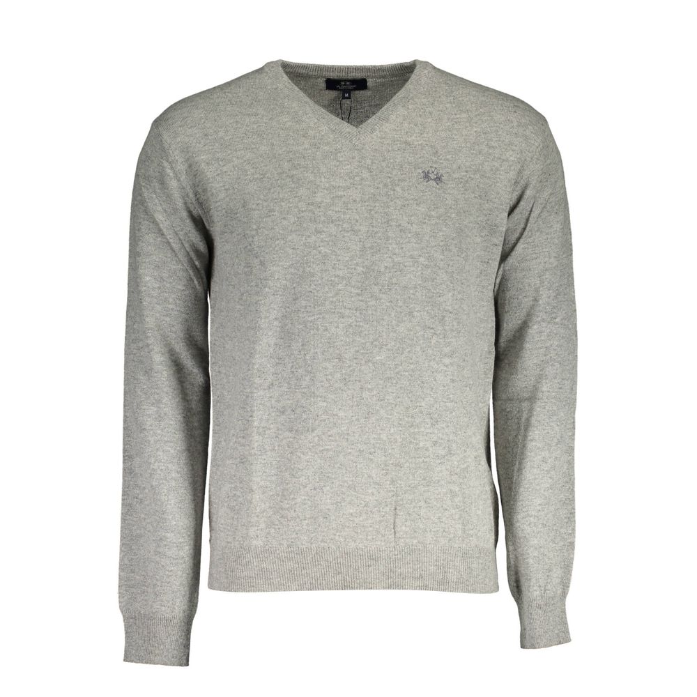 Gray Wool Sweater - ventzia