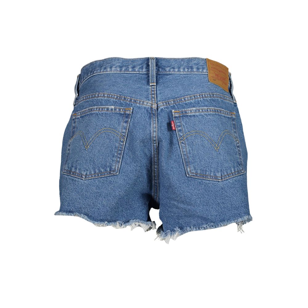 Blue Cotton Women Jeans - ventzia
