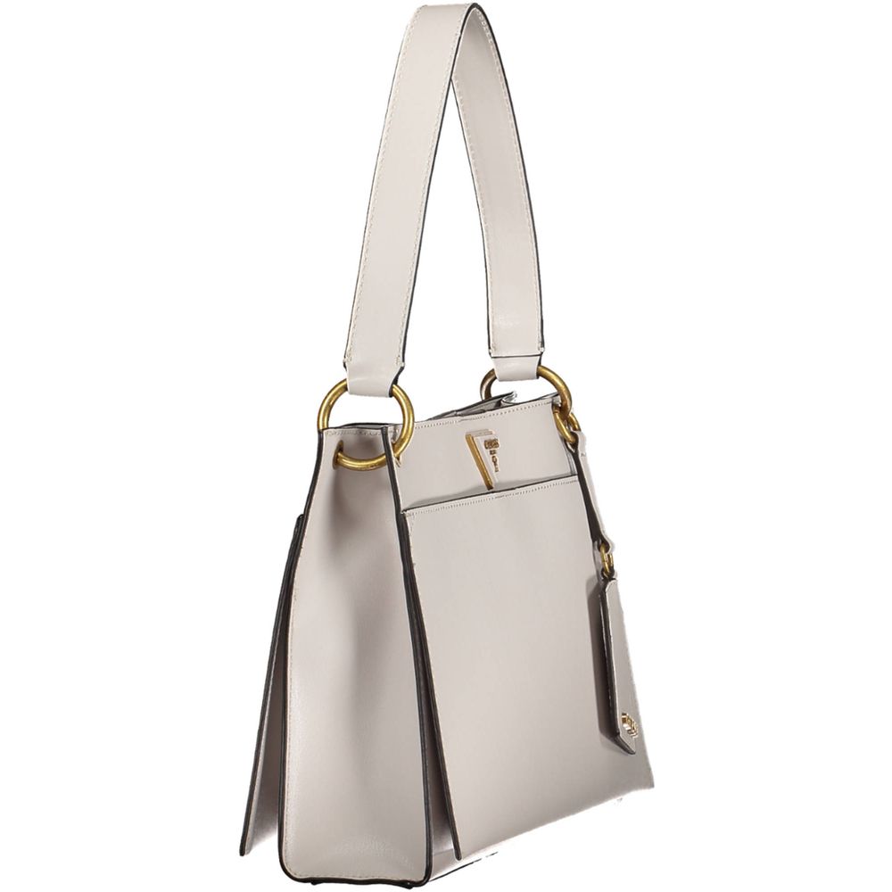 Gray Polyethylene Handbag - ventzia