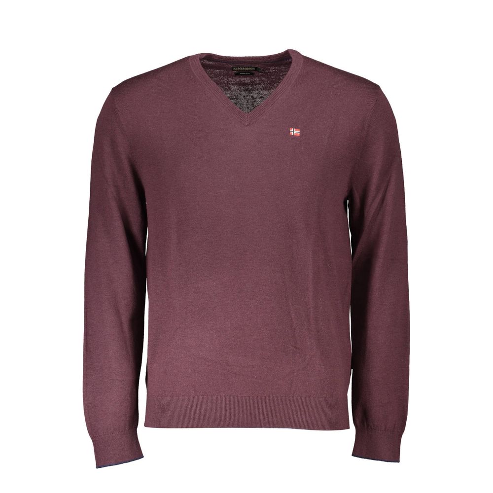 Rosso Wool Men Sweater - ventzia