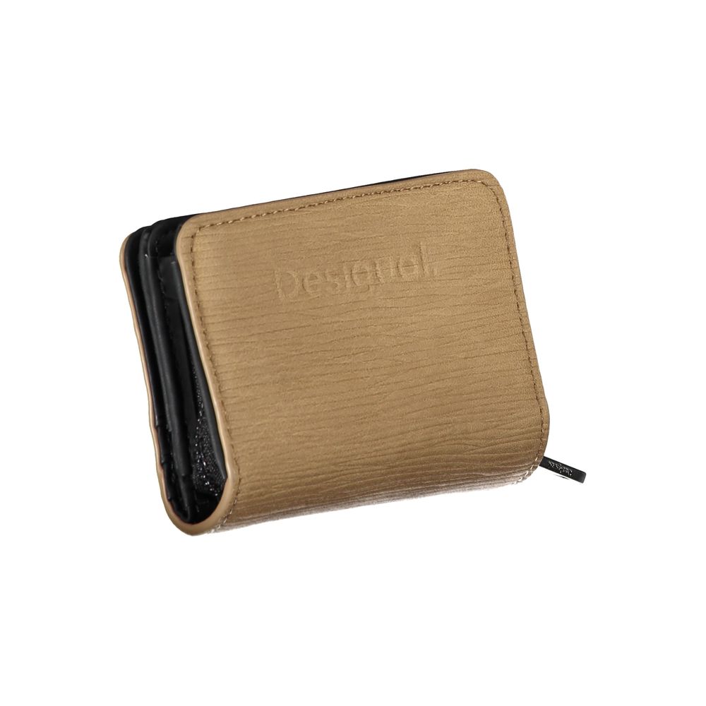 Marrone Poliuretano Woman Wallet - ventzia