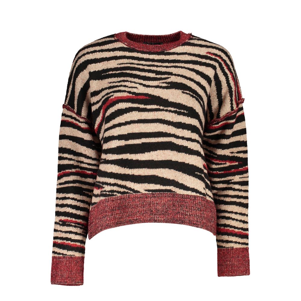 Red Fabric Sweater - ventzia