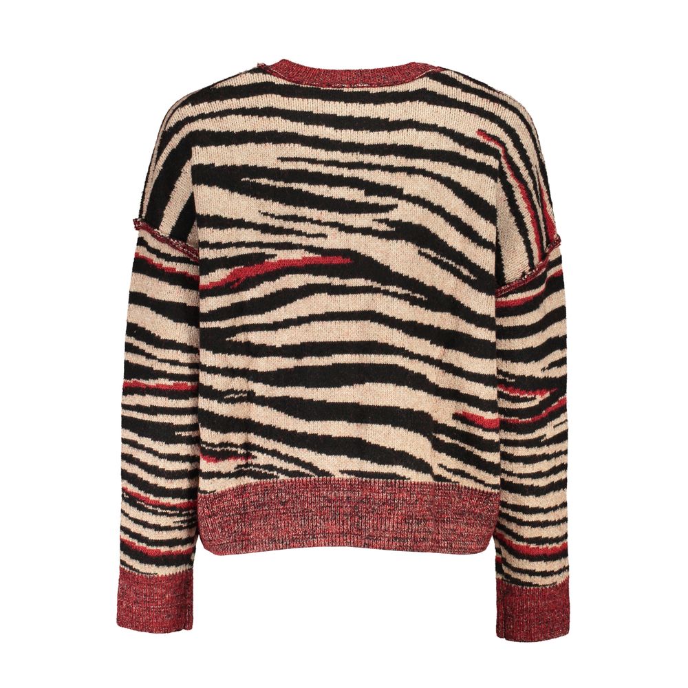 Red Fabric Sweater - ventzia