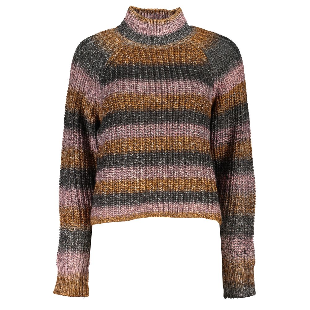 Gray Acrylic Women Sweater - ventzia