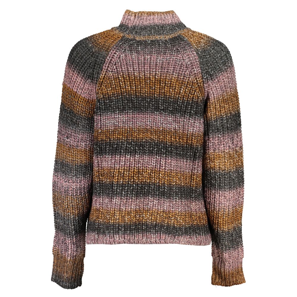 Gray Acrylic Women Sweater - ventzia