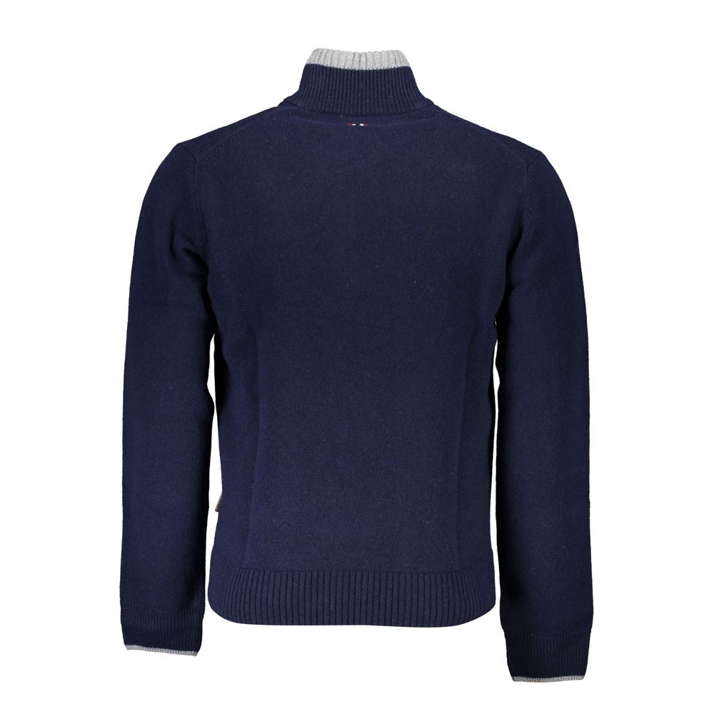 Blue Fabric Sweater - ventzia