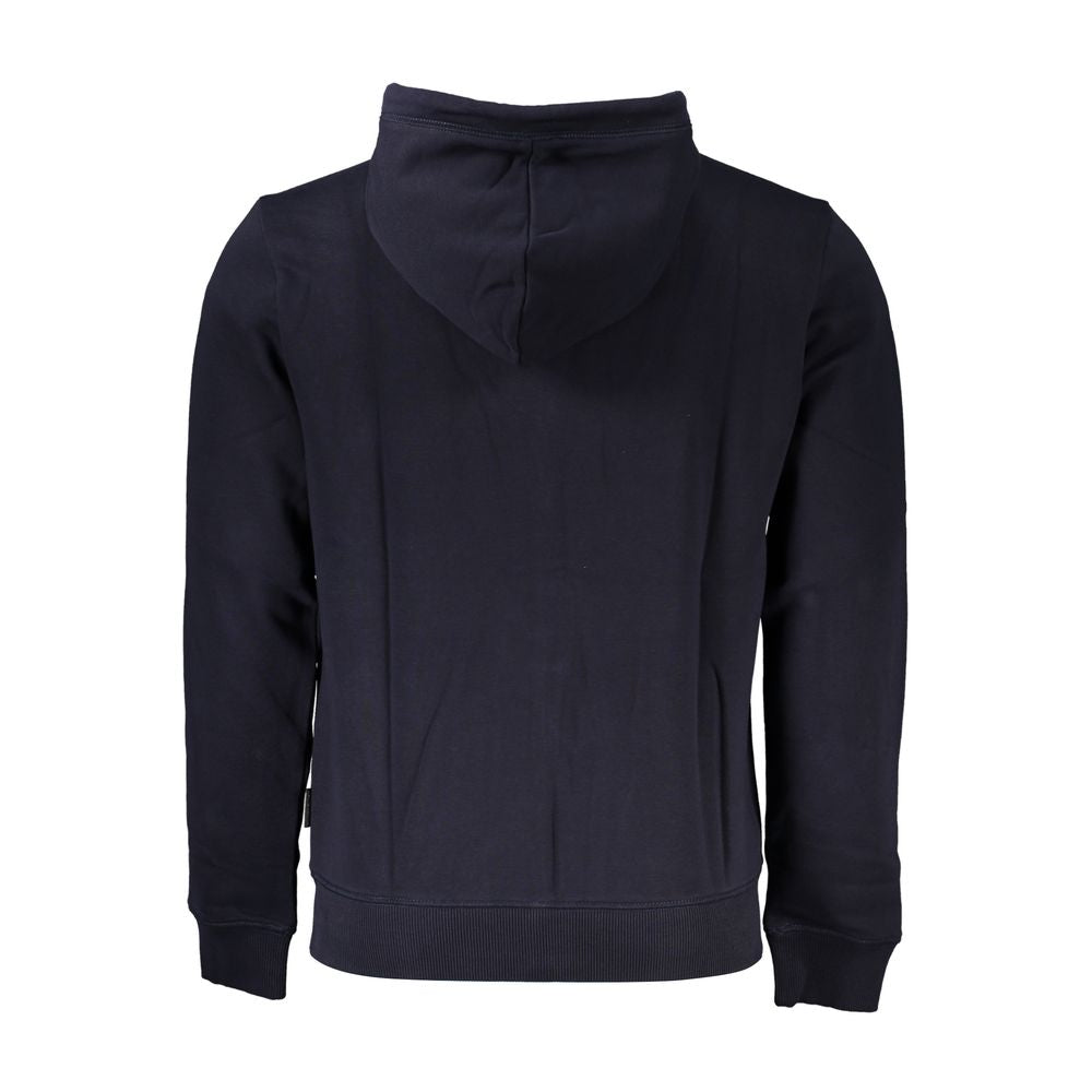 Blue Cotton Men's Sweatshirt - ventzia