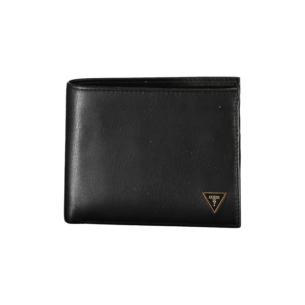 Black Leather Wallet - ventzia