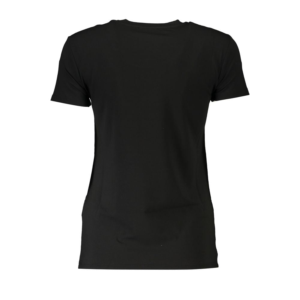 Black Organic Cotton Women T-Shirt - ventzia