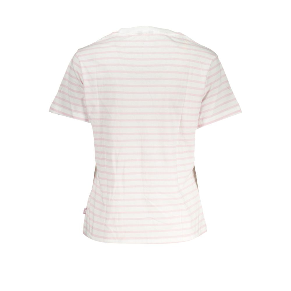 White Cotton Women T-Shirt - ventzia