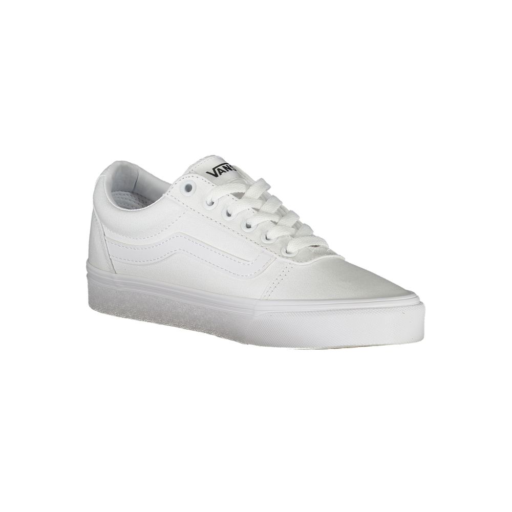 White Polyester Sneaker - ventzia