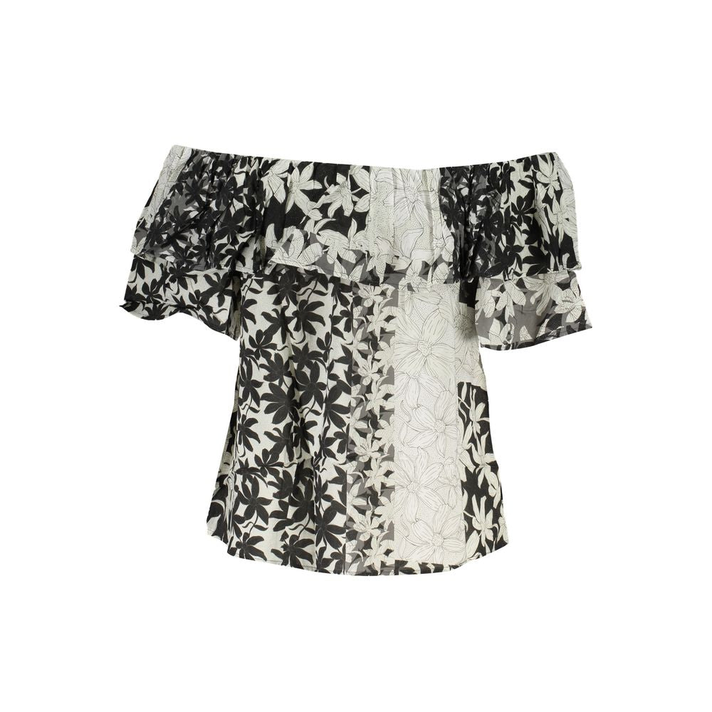 Bianco Cotton Women T-Shirt - ventzia