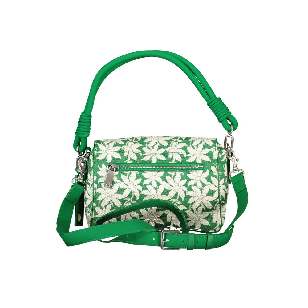 Verde Polyurethane Women's Handbag - ventzia