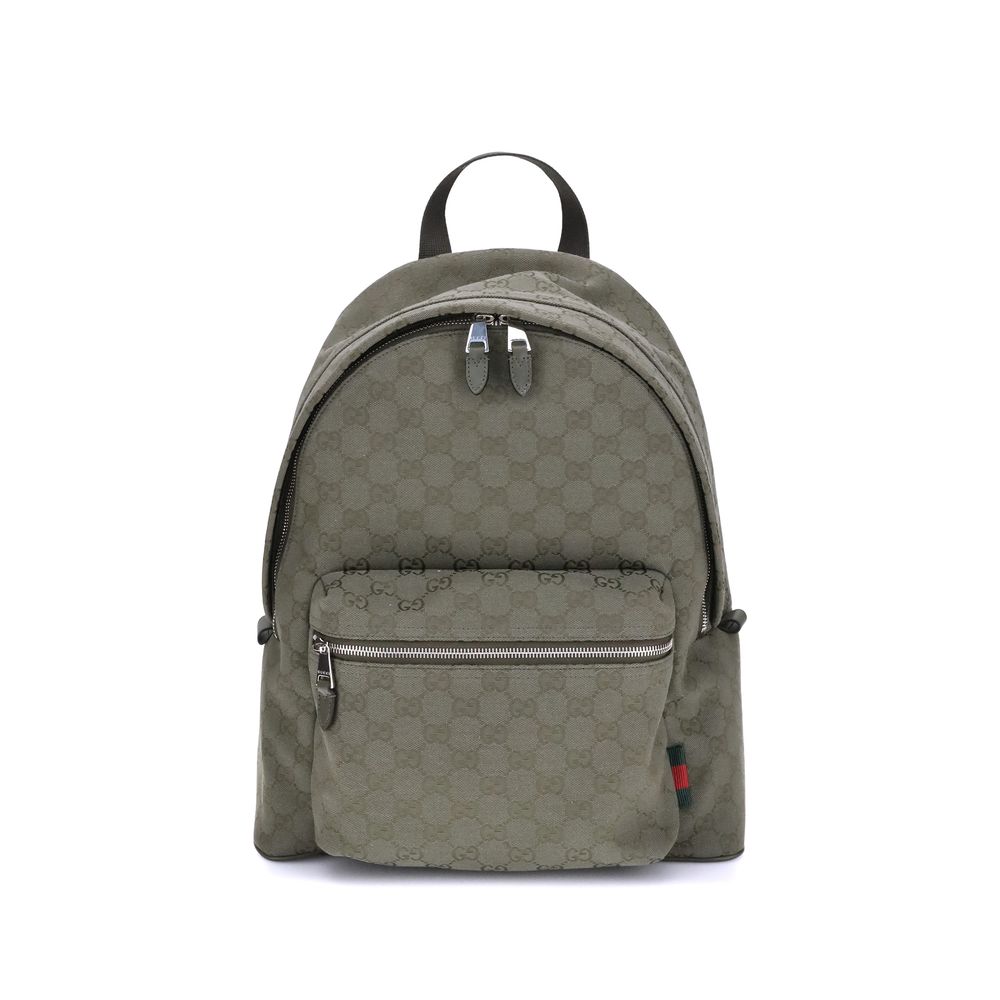 Green Cotton Backpack - ventzia
