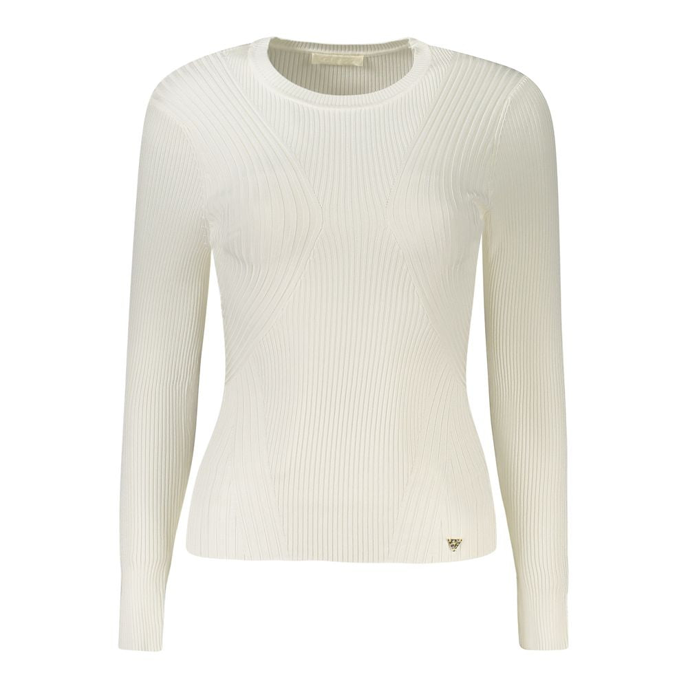 Bianco Viscosa Women Sweater - ventzia