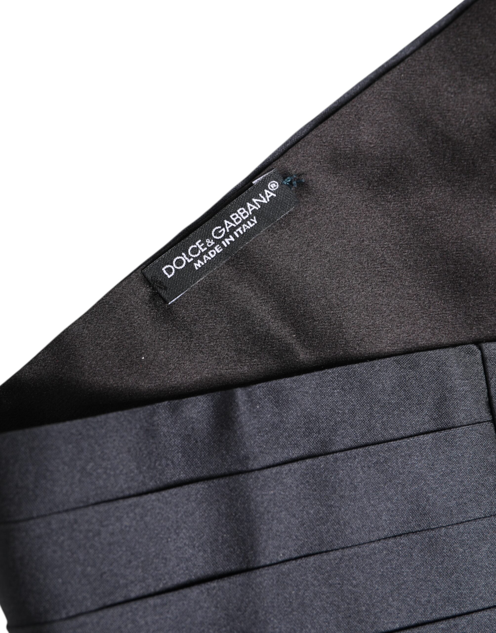 Dark Blue 100% Silk Belt Waist Cummerbund - ventzia