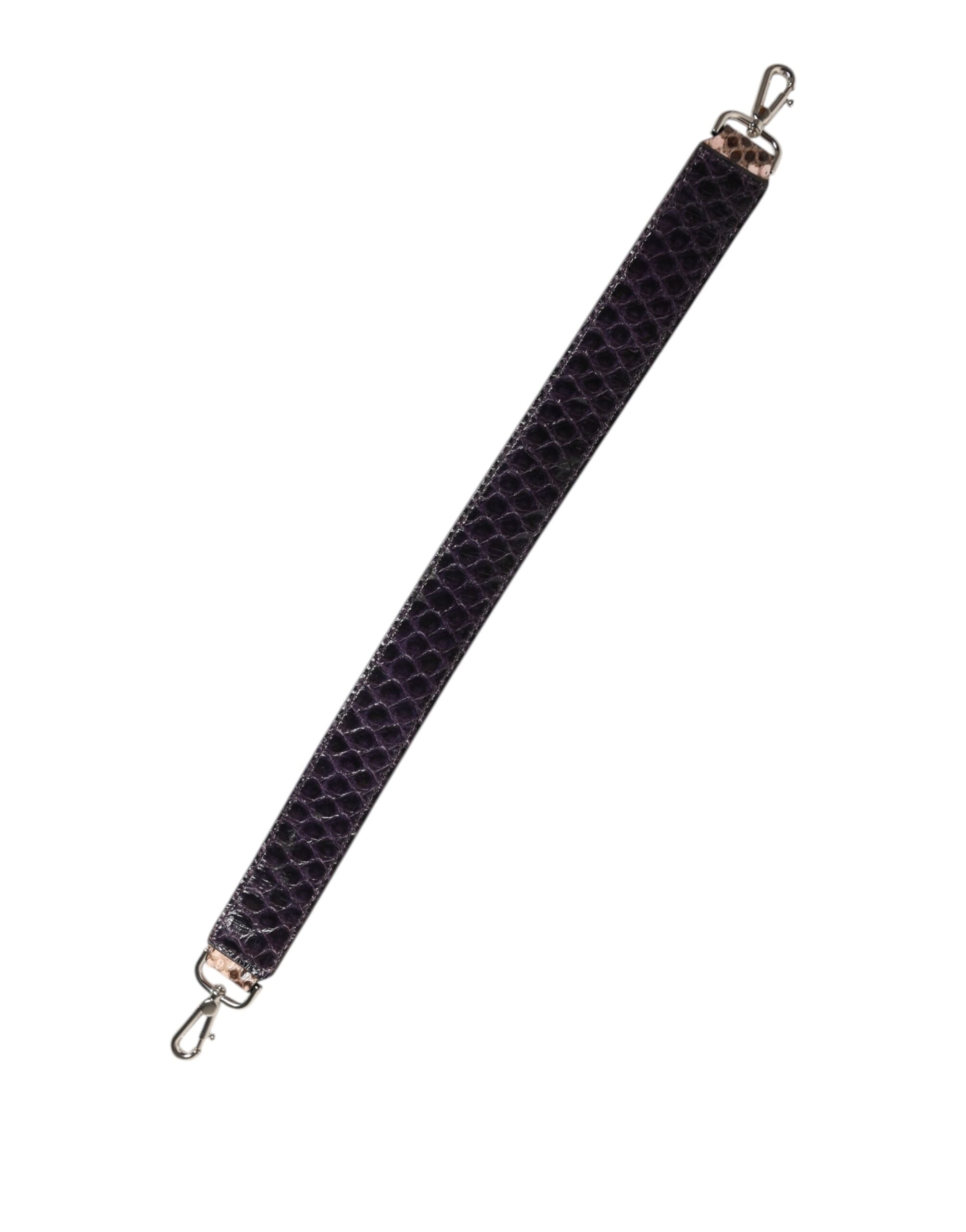 Brown Exotic Leather Handbag Accessory Shoulder Strap - ventzia
