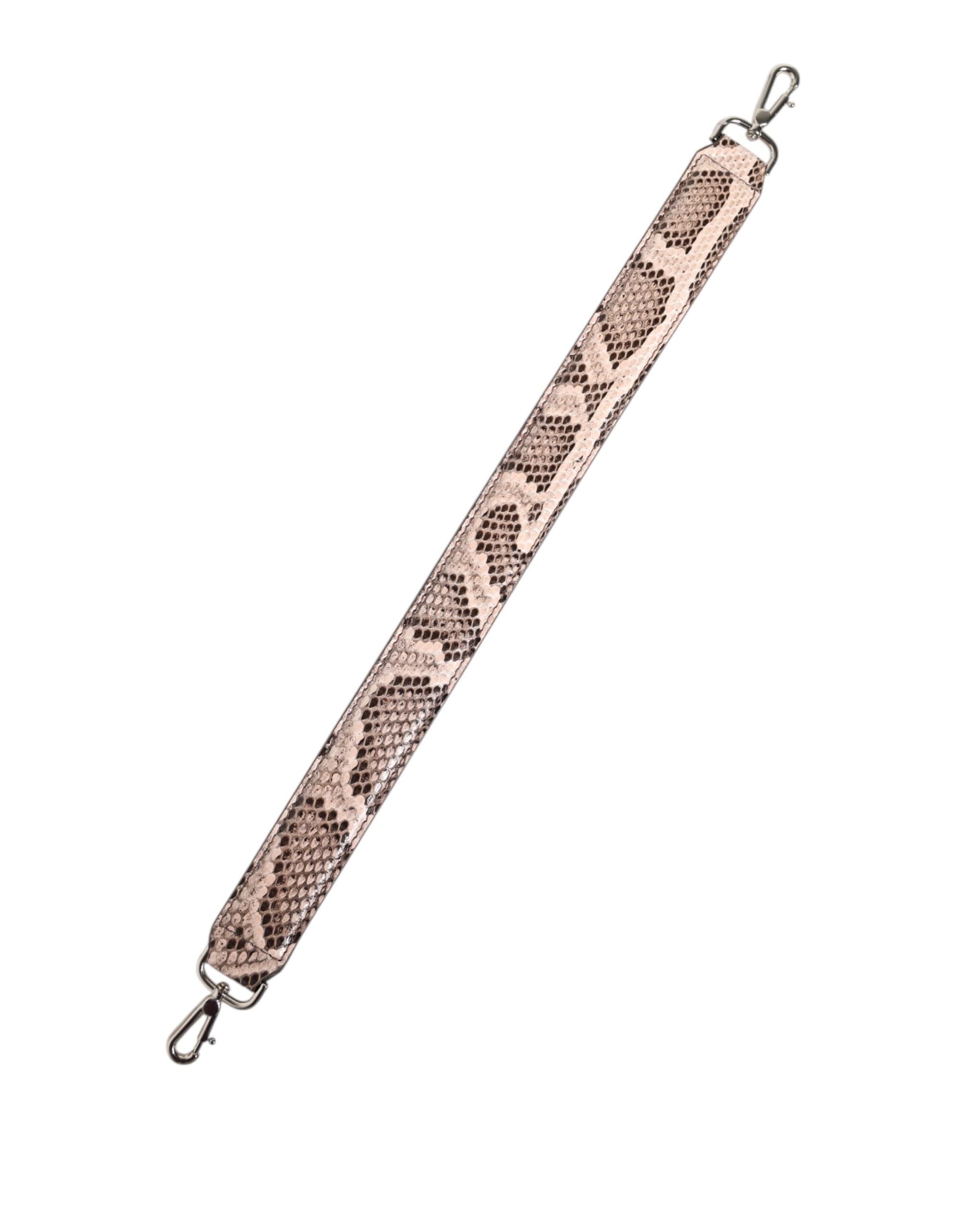 Beige Exotic Leather Handbag Accessory Shoulder Strap - ventzia