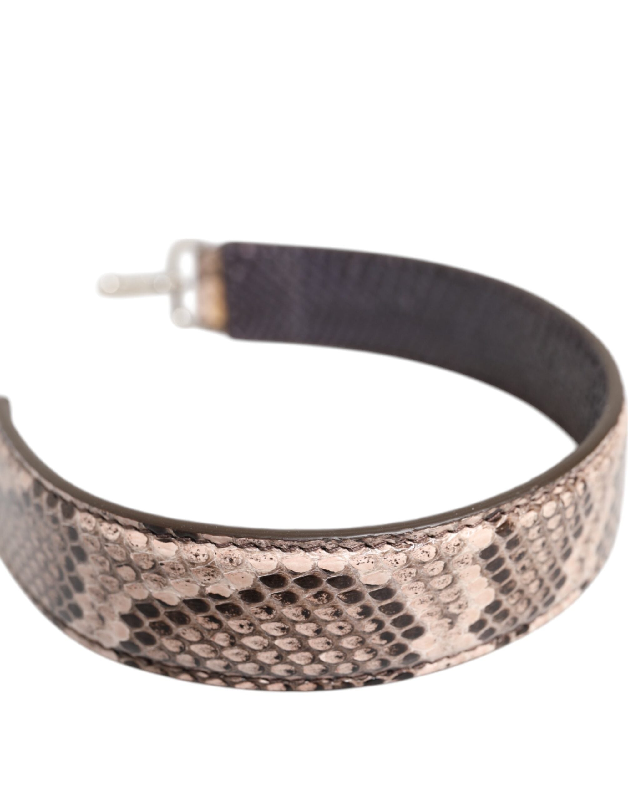 Beige Exotic Leather Handbag Accessory Shoulder Strap - ventzia