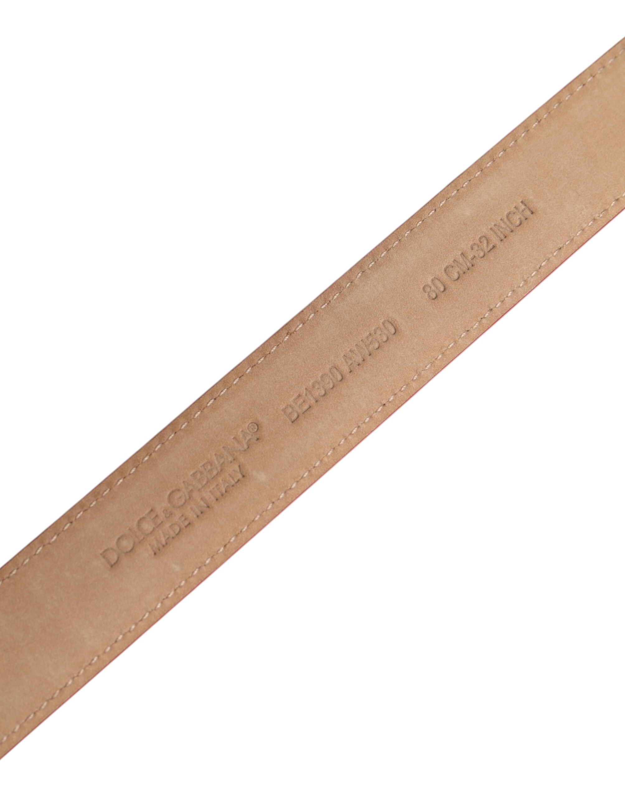 Red Leather Gold Metal Buckle Cintura Belt - ventzia