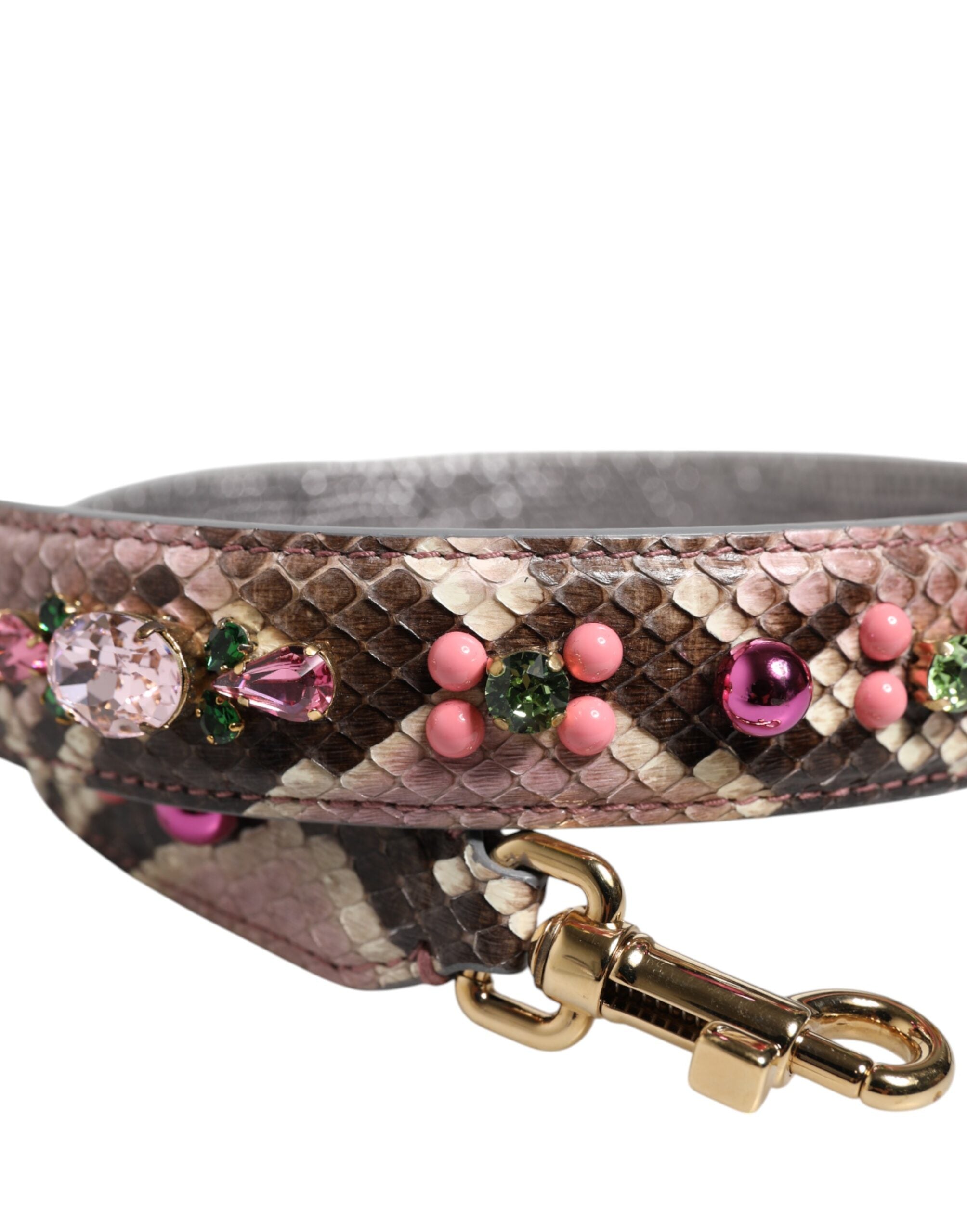 Multicolor Embellished Handbag Shoulder Strap - ventzia