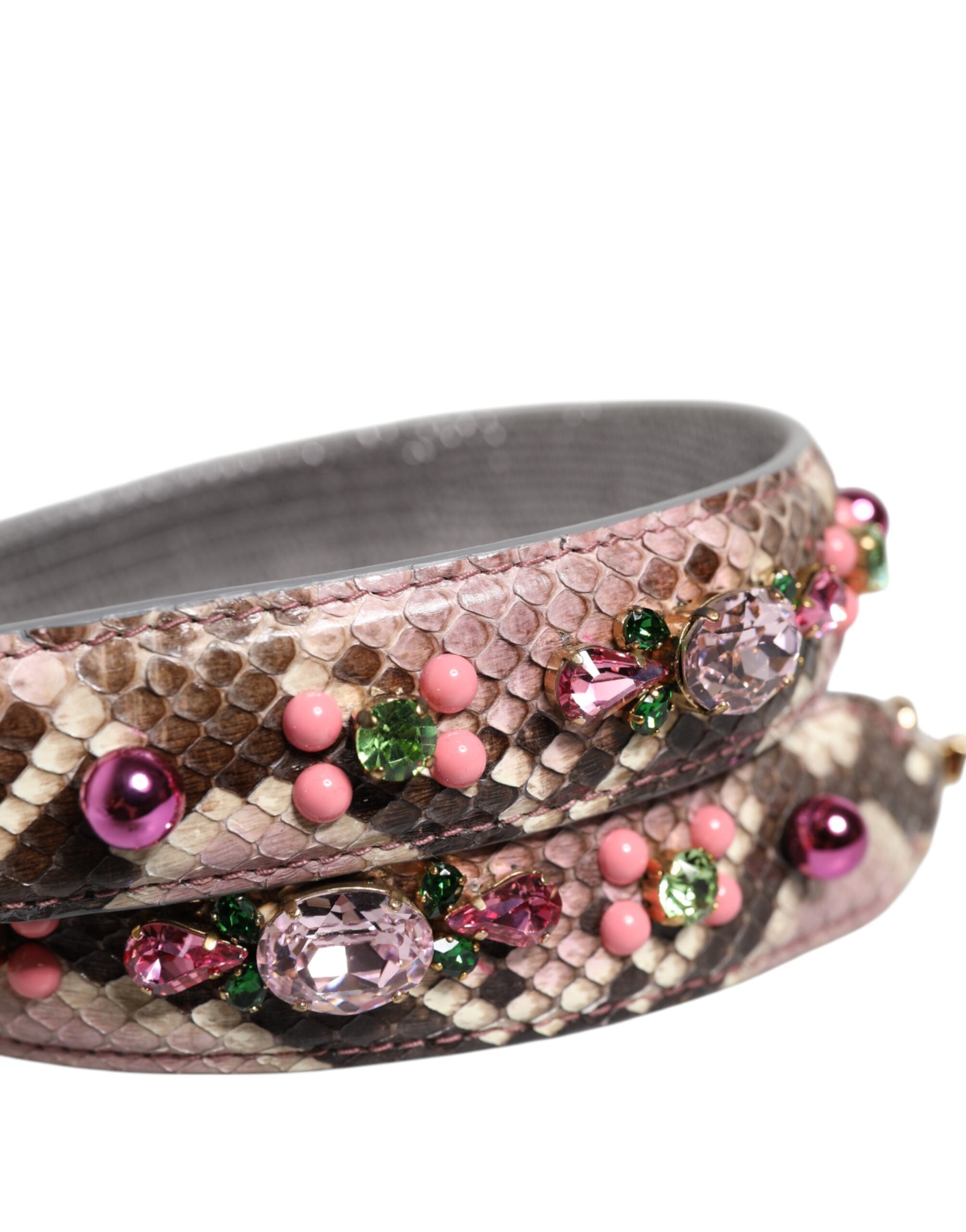 Multicolor Embellished Handbag Shoulder Strap - ventzia