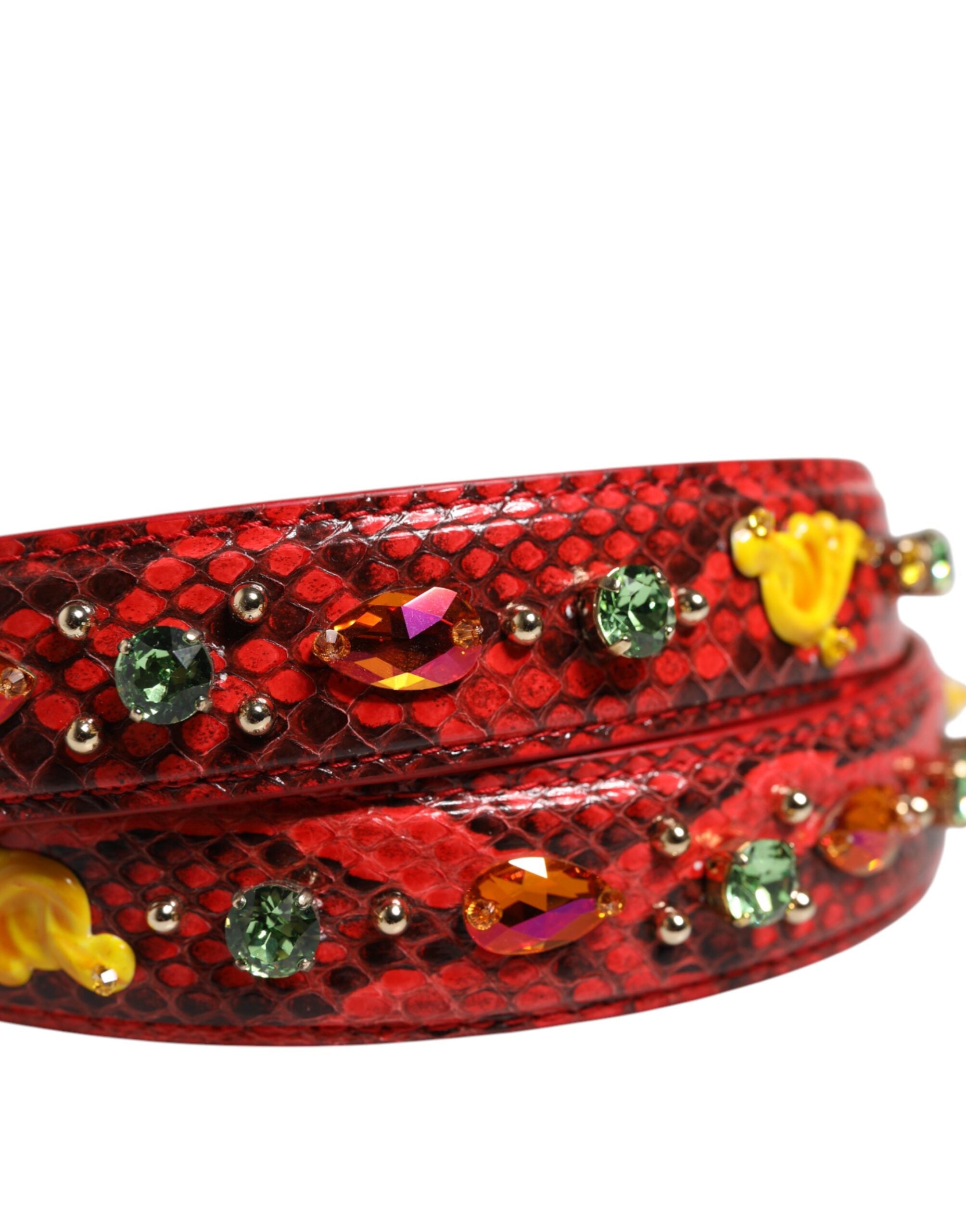 Multicolor Embellished Handbag Accessory Shoulder Strap - ventzia