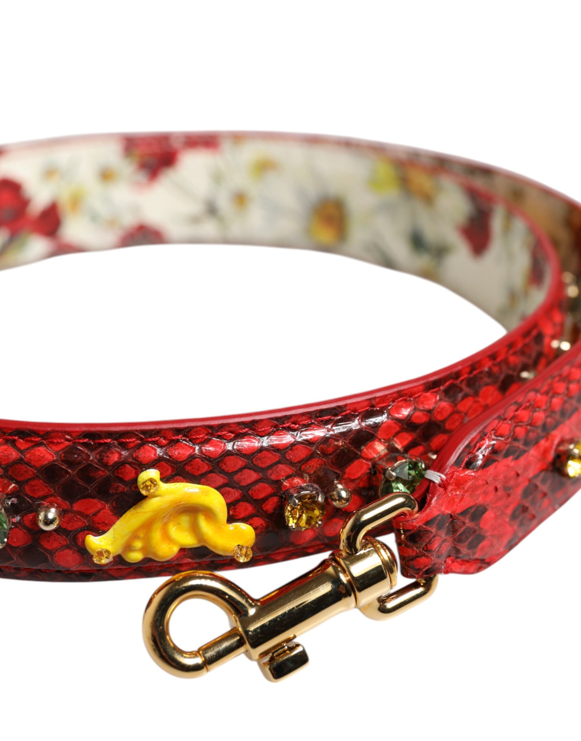 Multicolor Embellished Handbag Accessory Shoulder Strap - ventzia