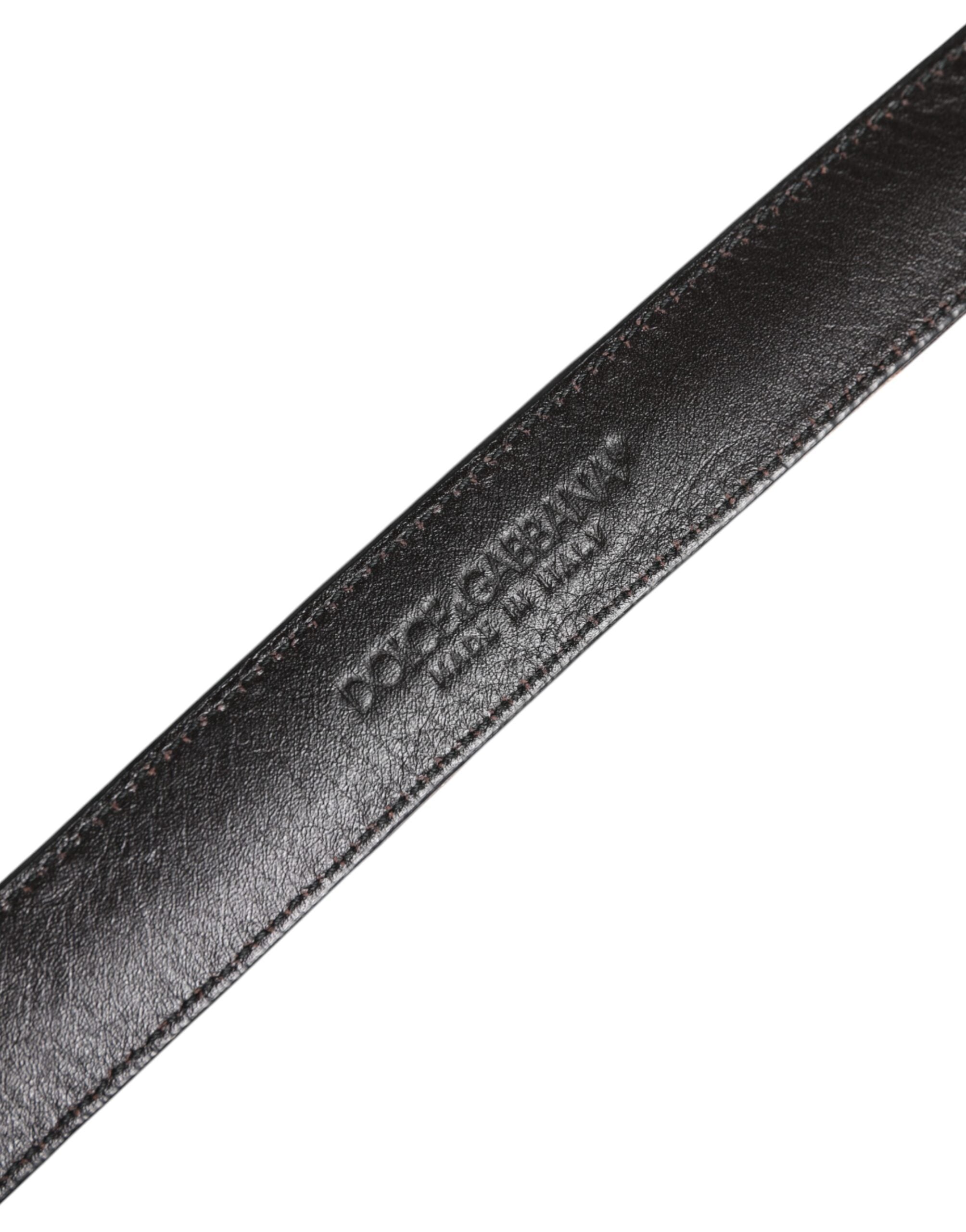 Brown Leopard Silver Metal Buckle Belt - ventzia