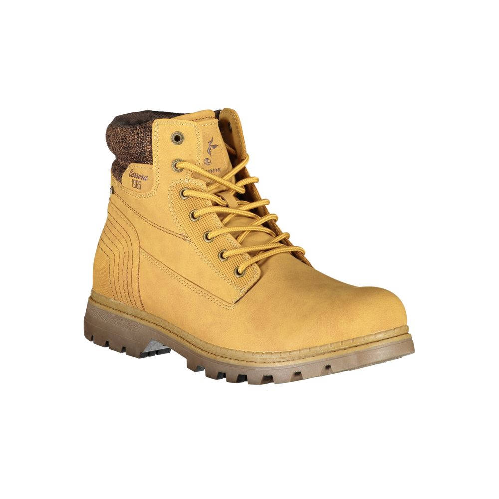 Giallo Poliestere Mens Stivaletto - ventzia
