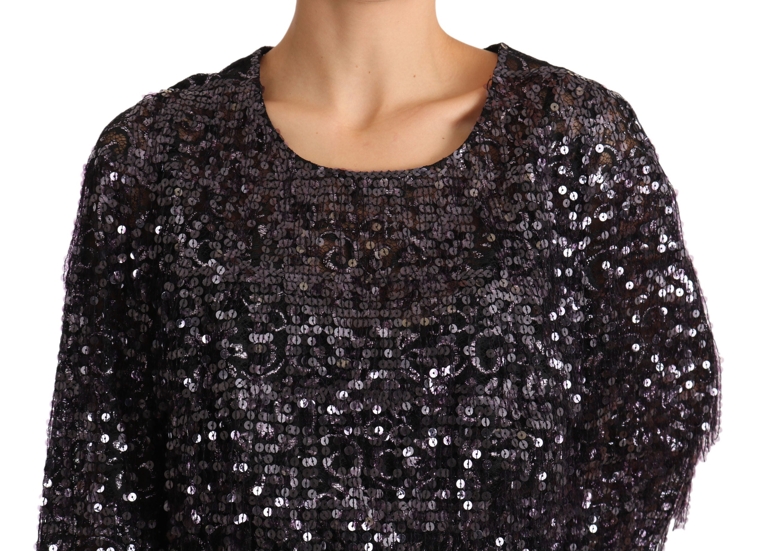Sequined Shift Midi Dress – Timeless Elegance - ventzia