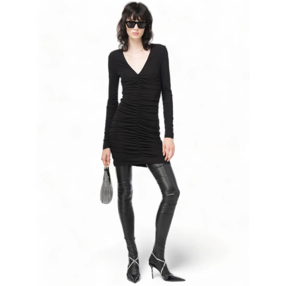Black Nylon Dress - ventzia