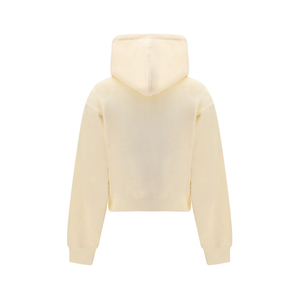 Cream Cotton Sweatshirt - ventzia