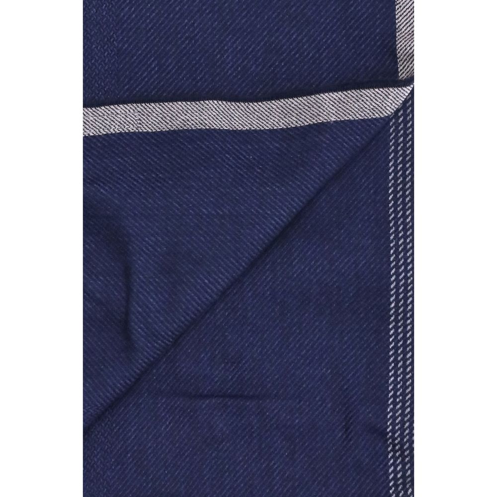 Blue Cashmere Scarf - ventzia