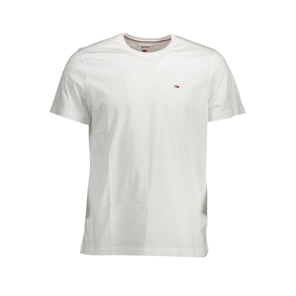White Cotton Men's T-Shirt - ventzia